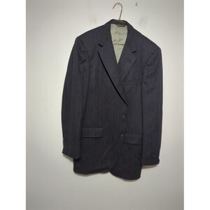 Barrister Expressly For Baskin Mens Sport Coat Wool Gray Single Vent Size 44L